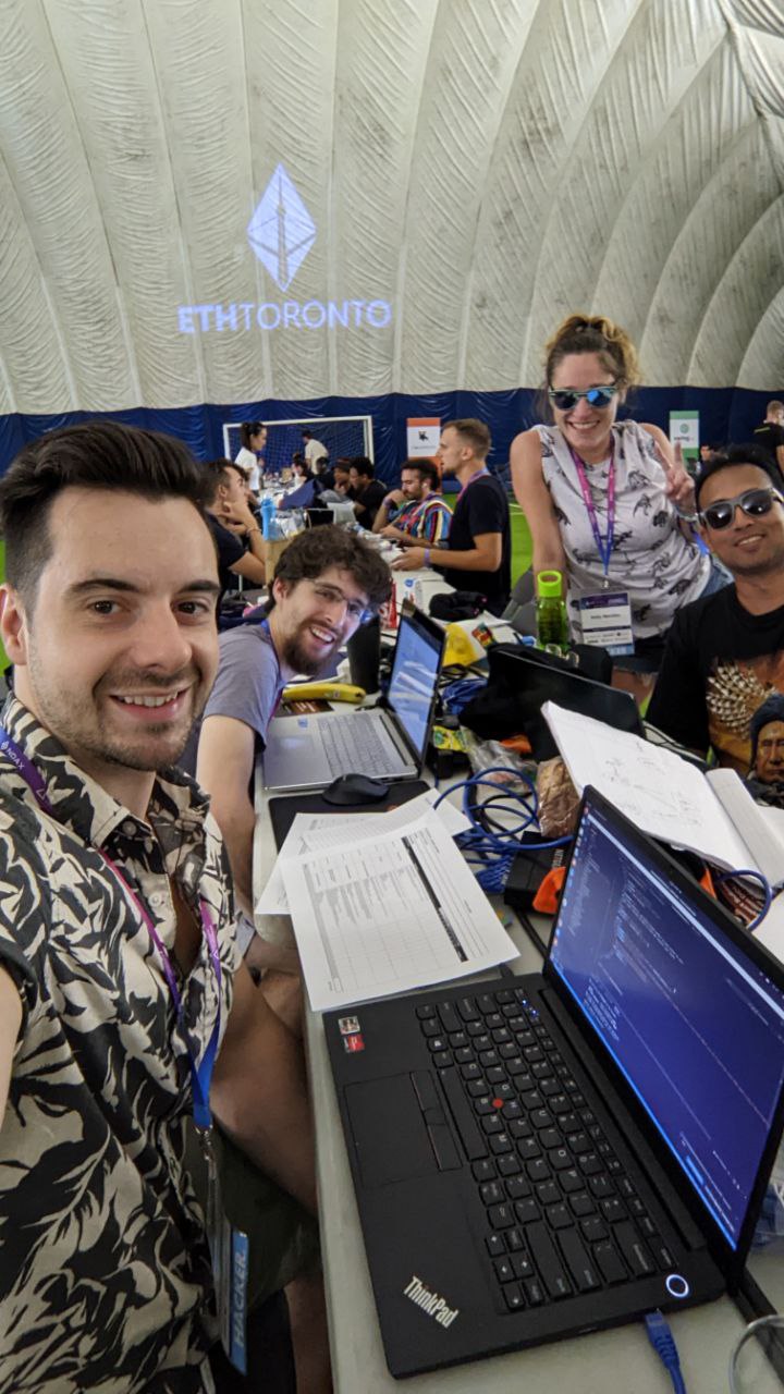 DeFi Score team at ETH Toronto 2022